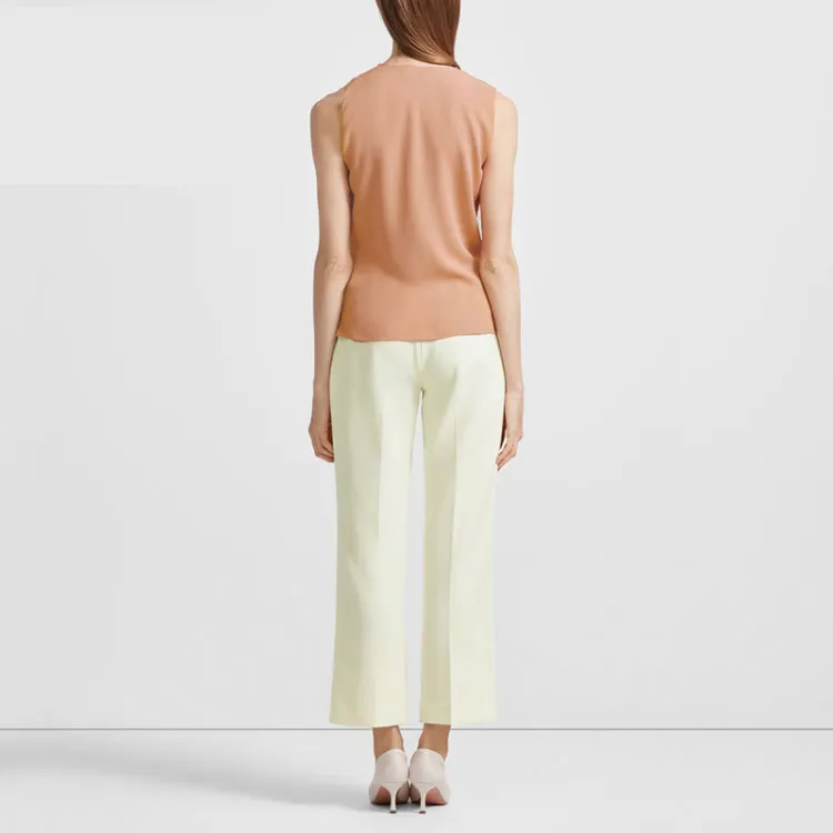 THEORY Shirt Women's Orange Gray-3