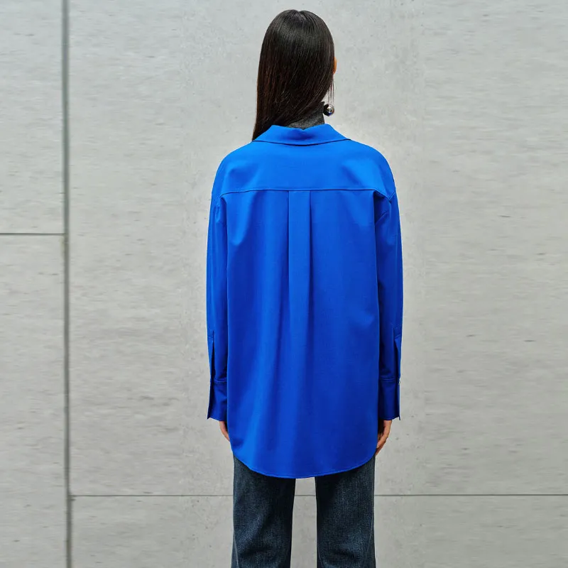 INSUN Shirts Women's Royal Blue-2