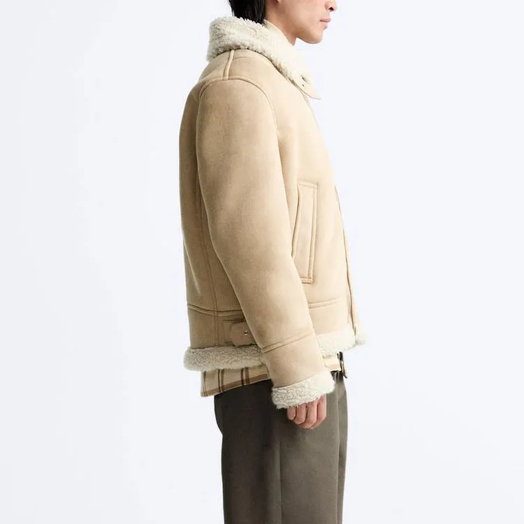ZARA Jackets Coats Men's Yellow-4