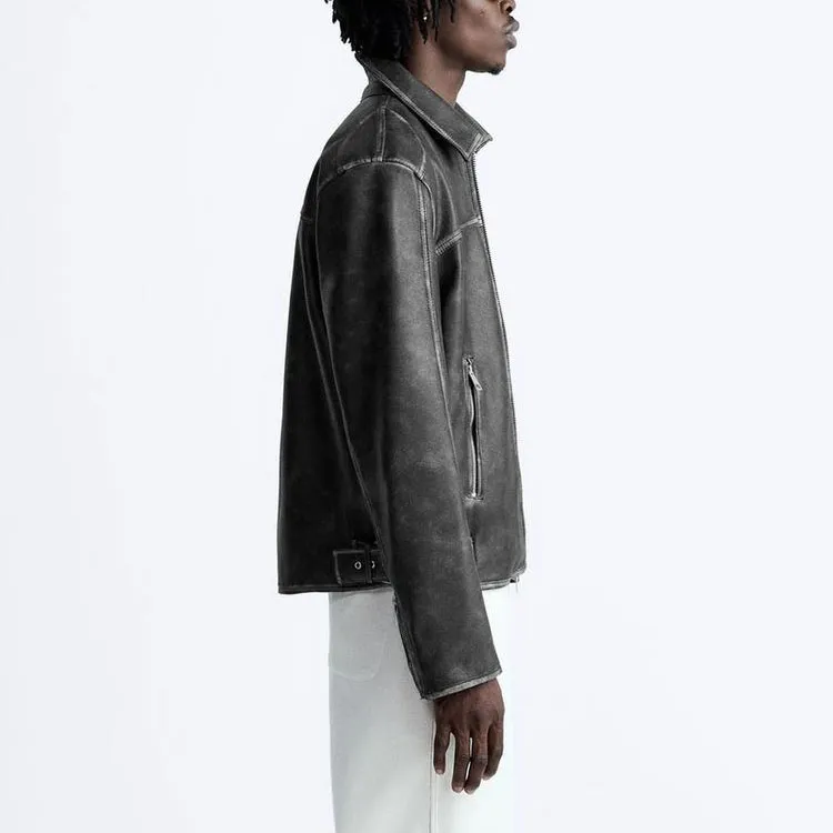 ZARA Jackets & Coats Men's Black-3