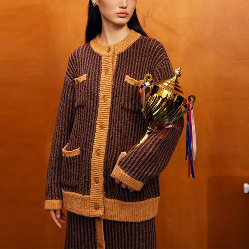 GOOD BAI SS24 Knitwear Unisex Brown-2