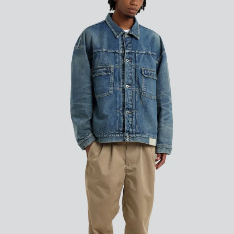 MADNESS Denim Jacket Men's Blue-2