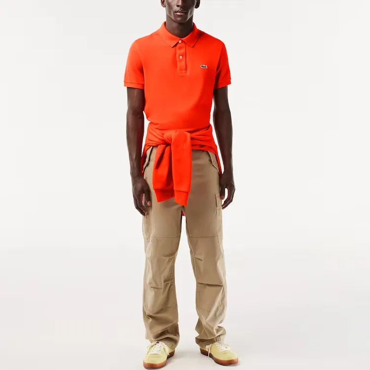 LACOSTE Polo Shirt Men's Sunrise Orange-2