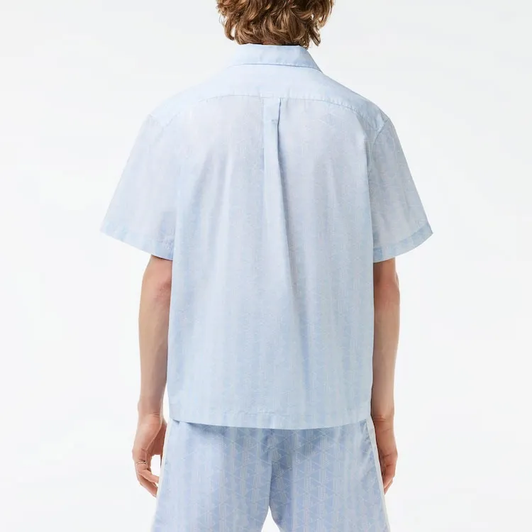 LACOSTE Monogram pattern Short sleeve Shirt-2