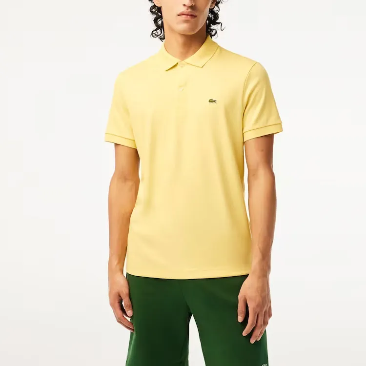 LACOSTE Polo Shirt Men's Light Yellow-1