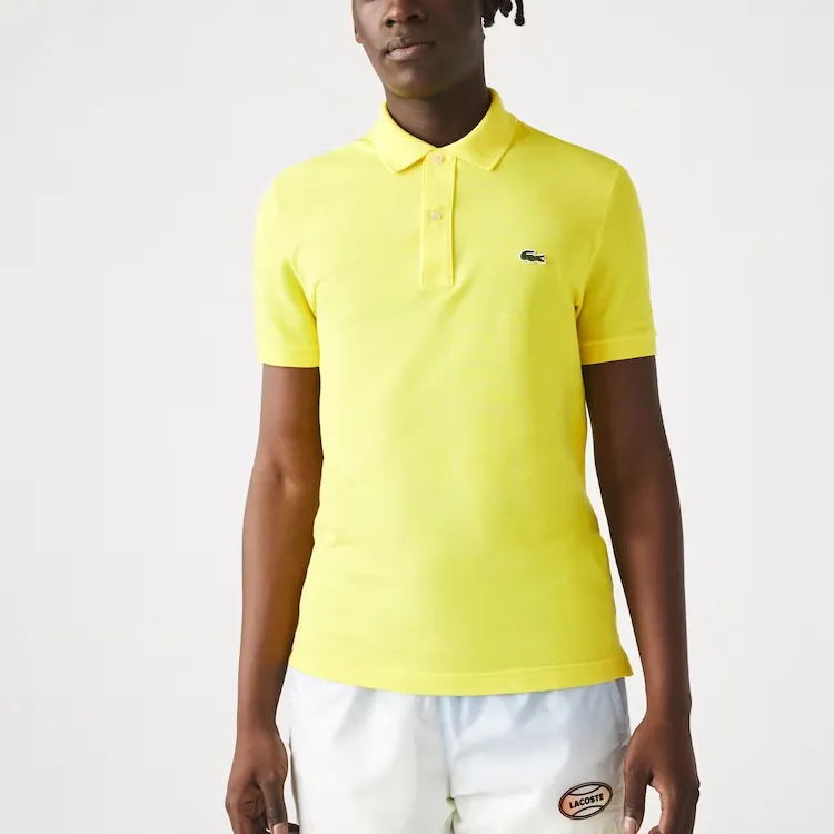LACOSTE Polo Shirt Men's Bean Yellow-2