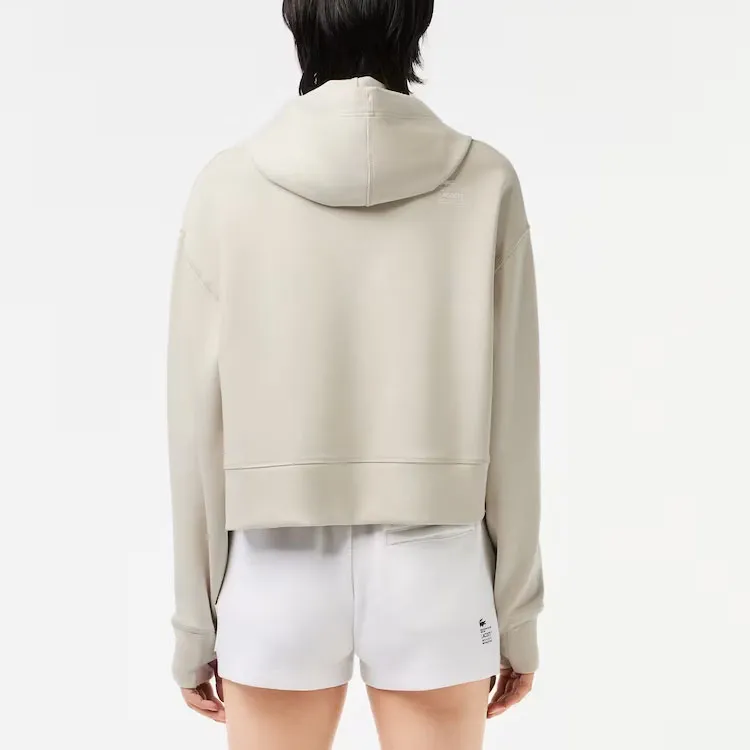 LACOSTE Cropped Hooded Sweatshirt-2