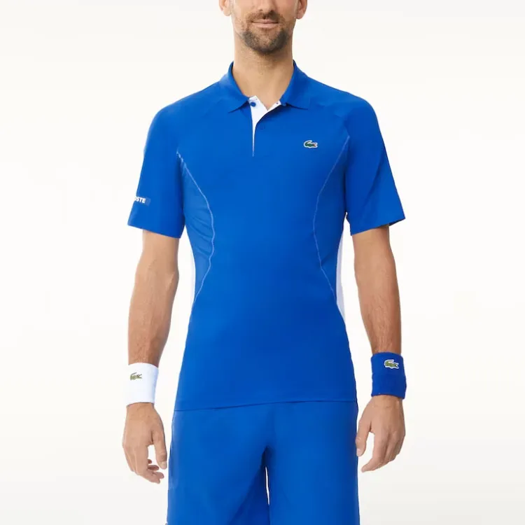 LACOSTE Djokovic Collaboration Polo Shirts Men Dark Blue-2