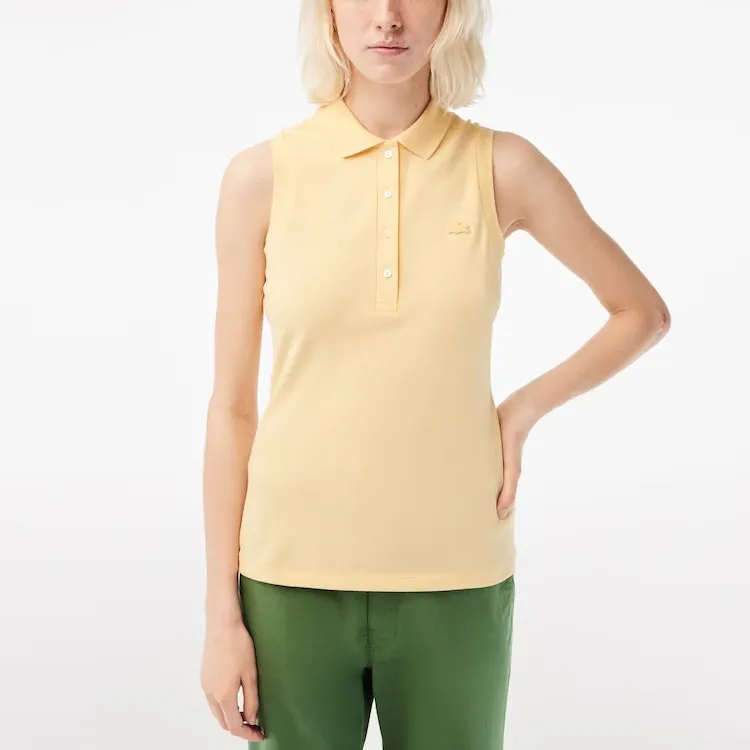 LACOSTE Polo Shirt Women's Yellow-1