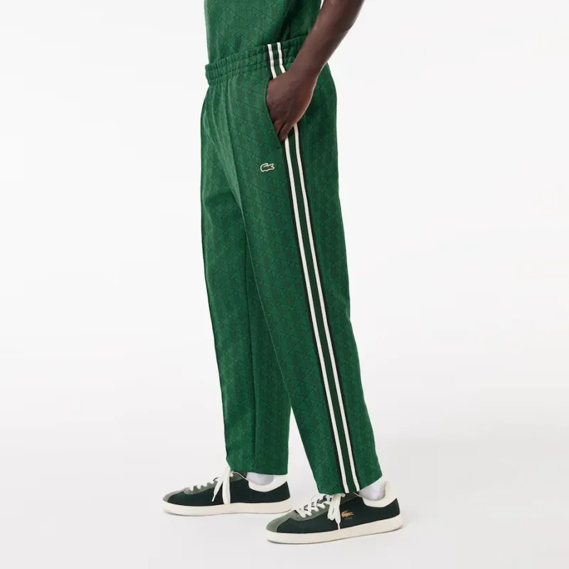 LACOSTE Knitted Sports Pants Men's Pine Green-1