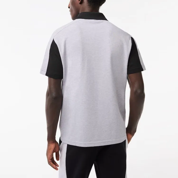 LACOSTE Polo Shirt Men's Medium Gray-2