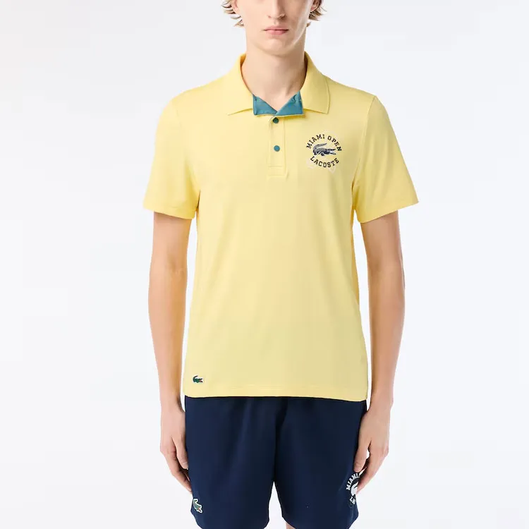 LACOSTE Polo Shirt Men's Yellow-2