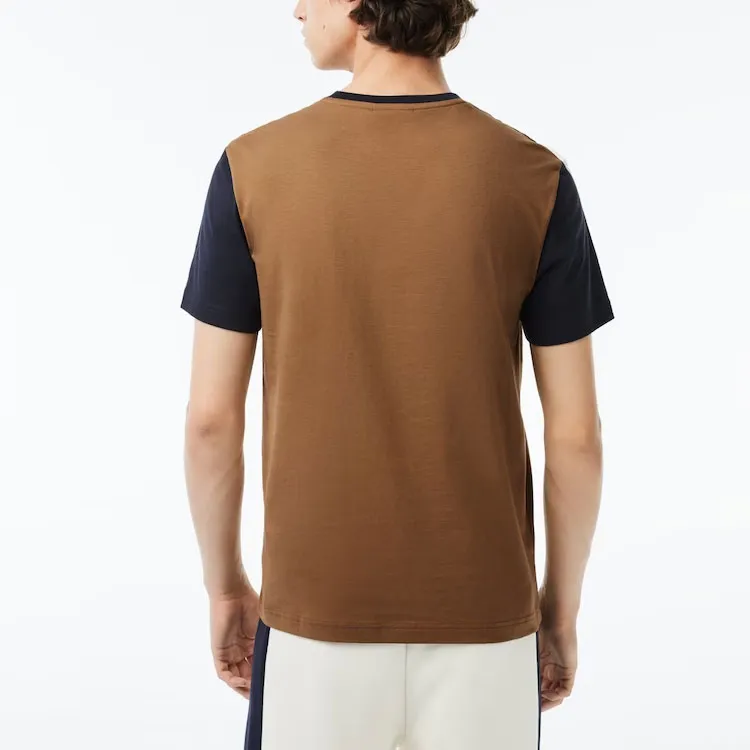 LACOSTE T Shirts Men Brown-2