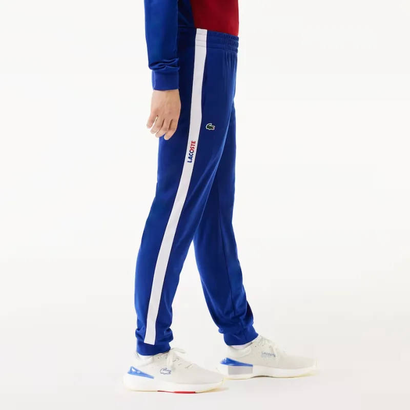 LACOSTE Knitted Sweatpants Men's Blue-1