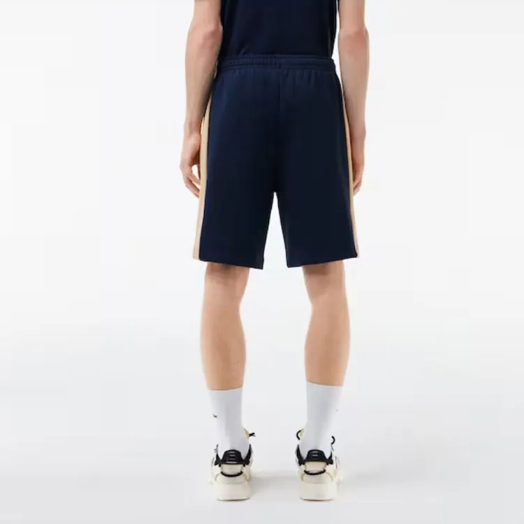 LACOSTE Casual Shorts Men's Blue Yellow-2