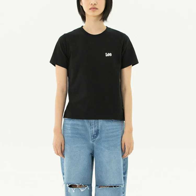 Lee T Shirts Unisex Black-1