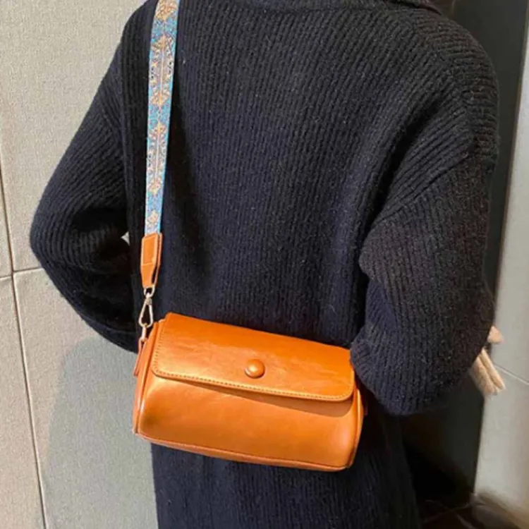 ALOENEY Pu Shoulder Bag, Crossbody Bag Women's Brown/Black/Coffee-1