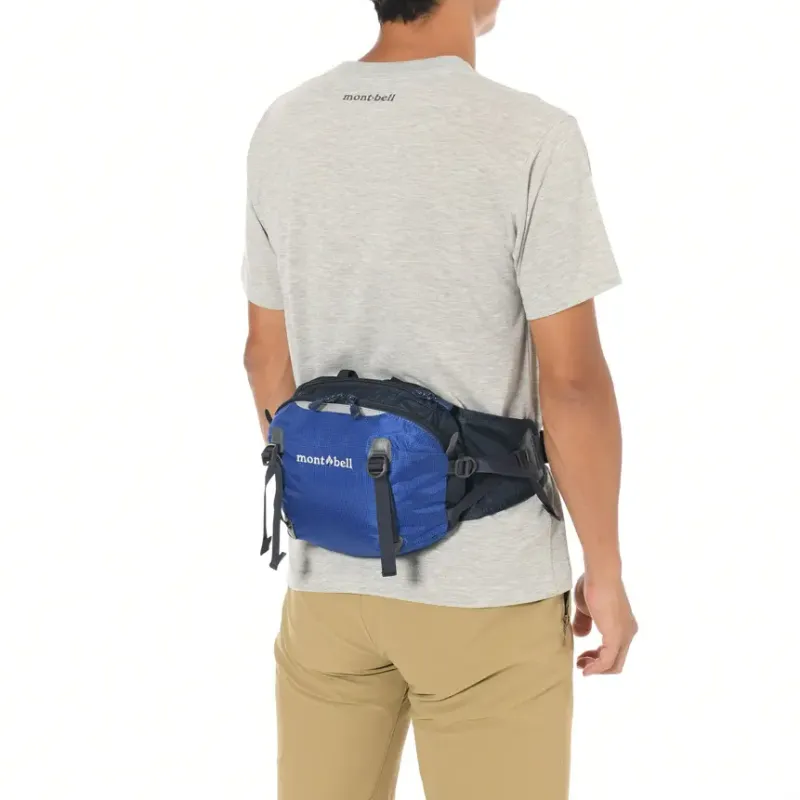 MONTBELL Nylon Fanny Pack Unisex Royal Blue-1