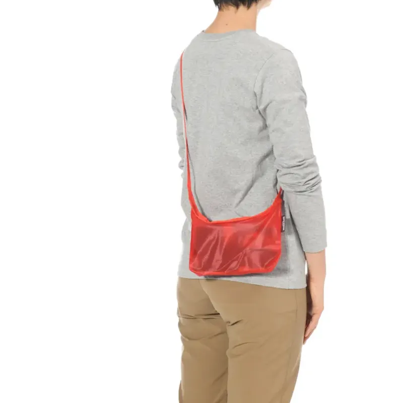 MONTBELL Nylon Crossbody Bag, Shoulder Bag Small Size Unisex Vermilion-3