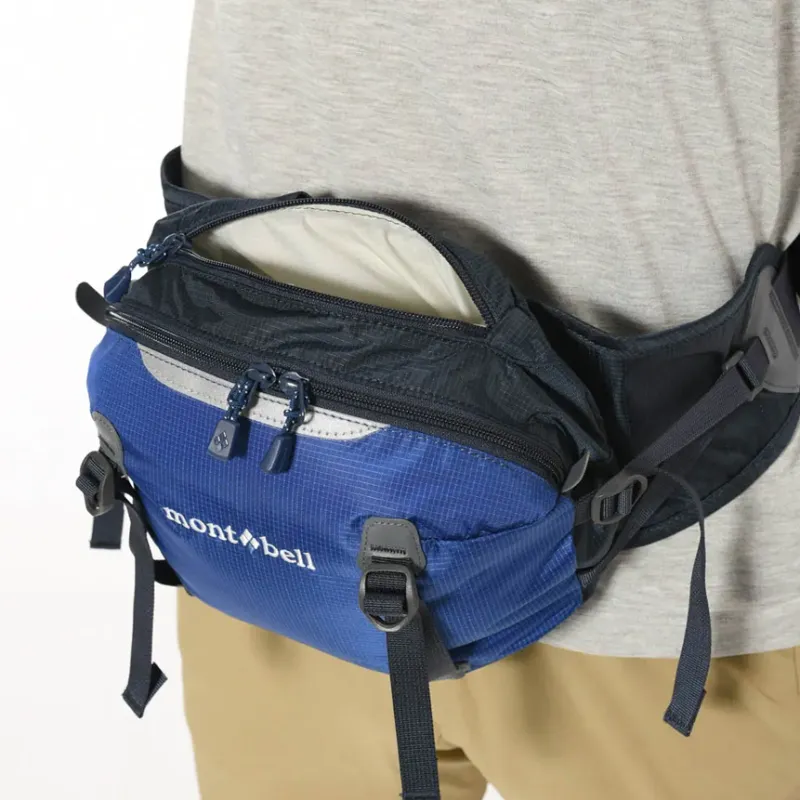 MONTBELL Nylon Fanny Pack Unisex Royal Blue-2