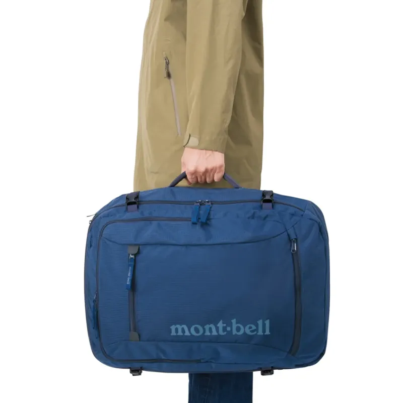 MONTBELL Nylon Mountaineering Bag Backpack Unisex Marine Blue-6
