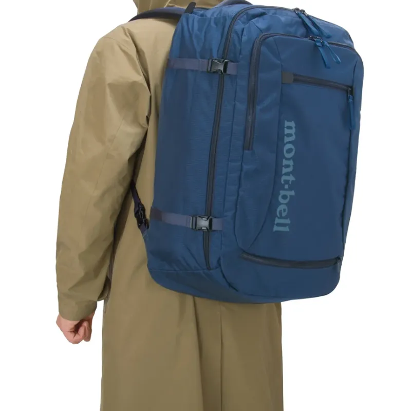 MONTBELL Nylon Mountaineering Bag Backpack Unisex Marine Blue-5