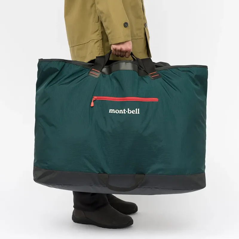 MONTBELL Nylon Handbag Large Size Unisex Dark Green-2