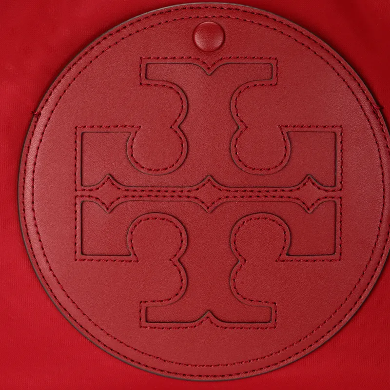 TORY BURCH Ella Artificial Leather One Shoulder Handbags Women's Burgundy-4