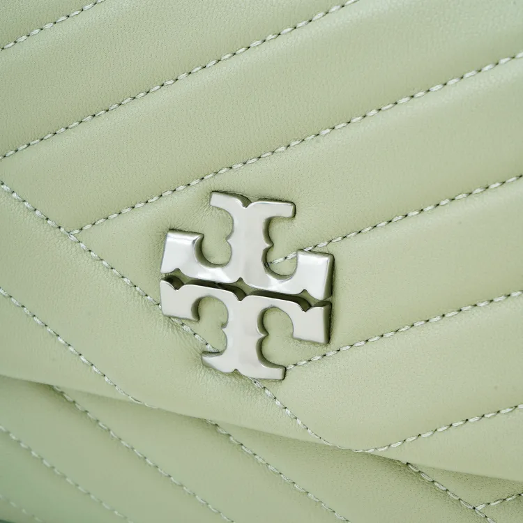 TORY BURCH Kira Sheepskin Chain Bag, Shoulder Bag, Crossbody Bag Medium Size Women's Green-4