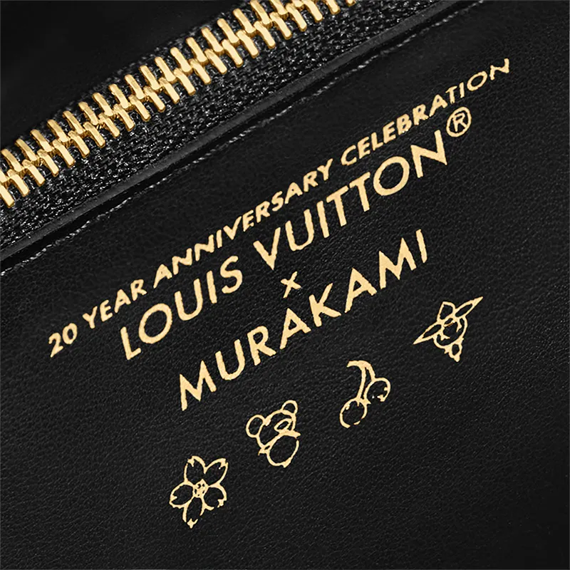 LOUIS VUITTON X Takashi Murakami Twist Mm Slim Bag Black-4