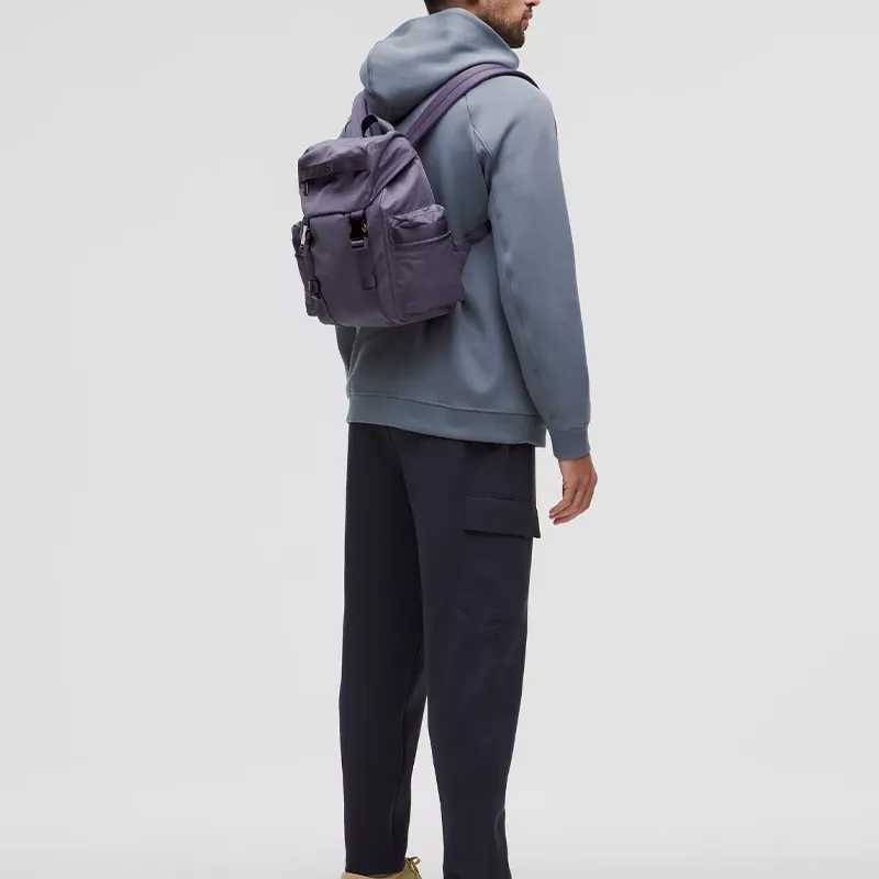 Lululemon Nylon Backpack Mini Unisex Purple-5