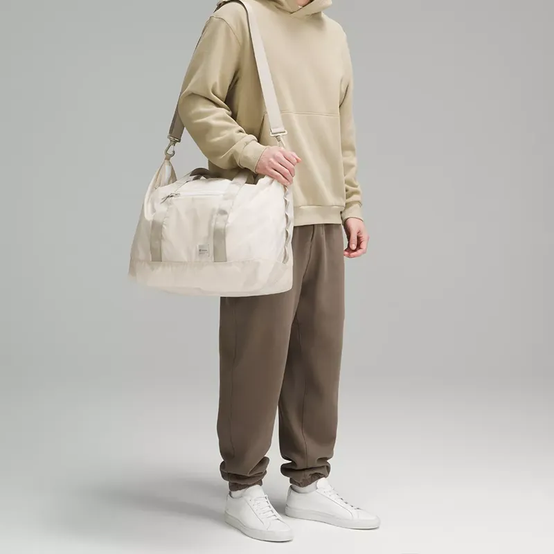 Lululemon Packable Nylon Portable Travel Bag 32L Unisex Albumin & Linen-5