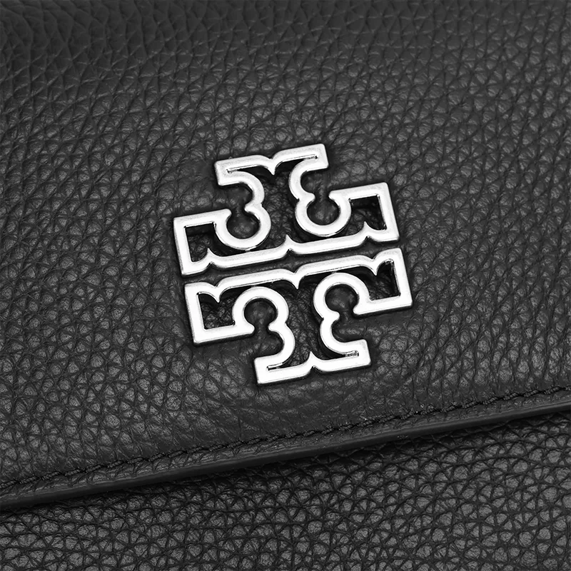 TORY BURCH Britten Litchi Grain Cow Leather Crossbody Bag Women's Jasper-4