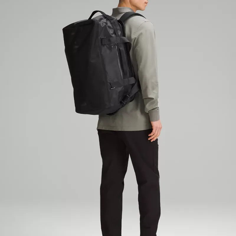 Lululemon Recycled Polyester Handbag Travel Bag 45L Unisex Black-5