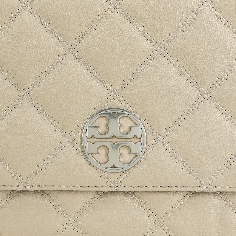 TORY BURCH TB Willa Cow Leather Small Square Bag Shoulder Bag, Crossbody Bag Tubas Women's White-4