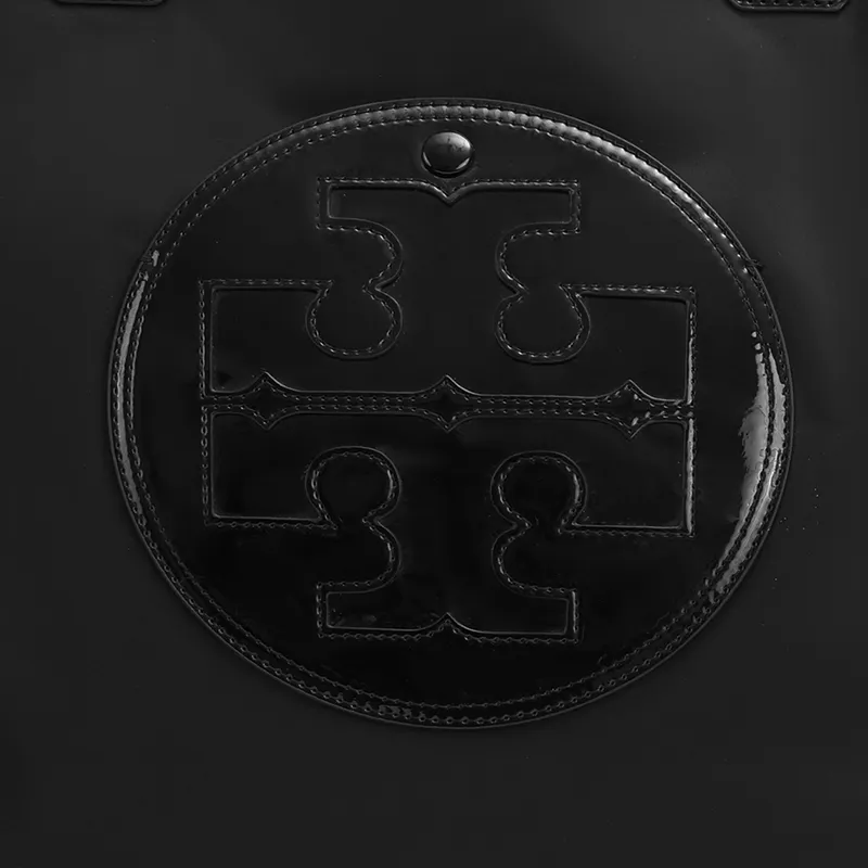 TORY BURCH Ella Patent Tote Black-4