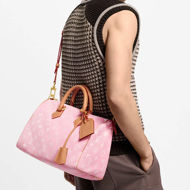 LOUIS VUITTON Speedy P9 Bandouliere 30 Candy Pink-6