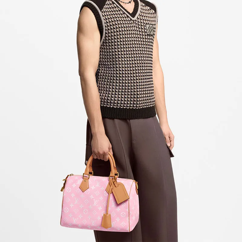 LOUIS VUITTON Speedy P9 Bandouliere 30 Candy Pink-7