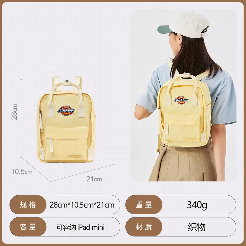 Dickies Polyester Backpack Unisex Dopamine Colors-7