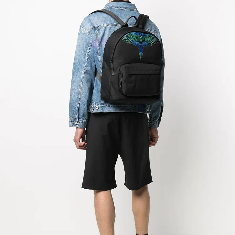 MARCELO BURLON COUNTY OF MILAN Polyamide Backpack Unisex Black-2