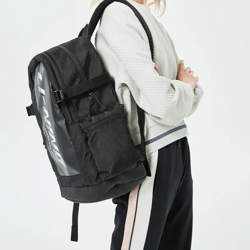 LiNing Training Series Polyester Backpack Regular Unisex Black-5