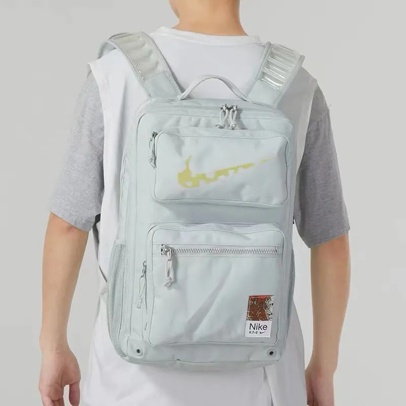 Nike Fabric Backpack Regular Men's Light Silver-5