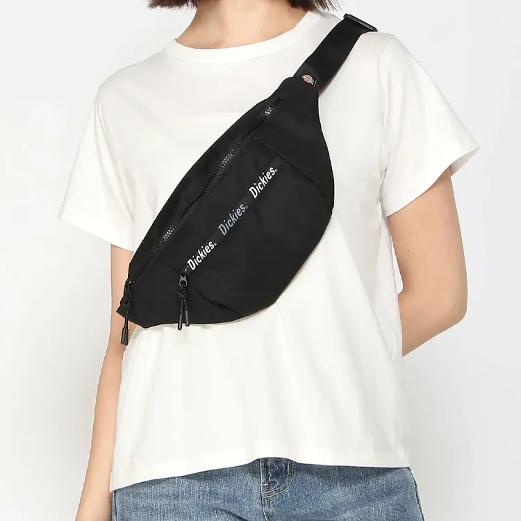 Dickies Non Woven Fabric Fanny Pack Regular Unisex Black-3