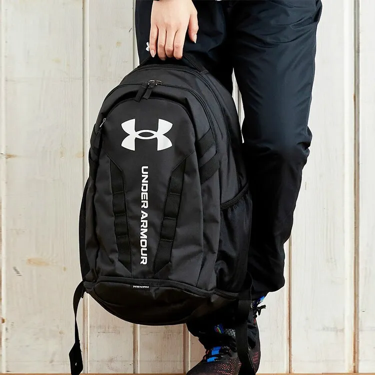 Under Armour Polyester Backpack Regular Unisex Black-3