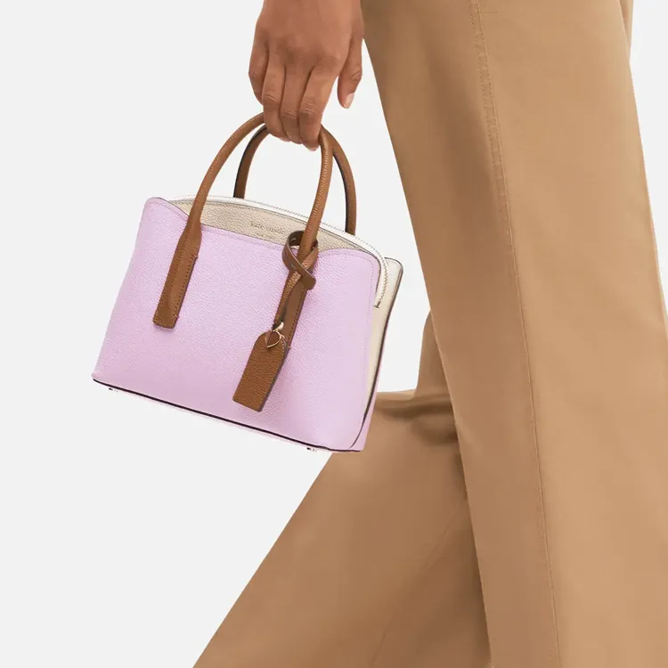 Kate Spade Grain Leather Handbag, Shoulder Bag, Crossbody Bag Mini Women's Purple-3