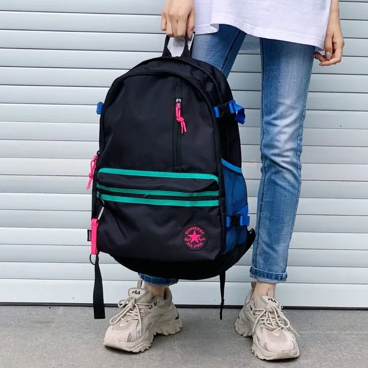 Converse Polyester Backpack Regular Unisex Black-2