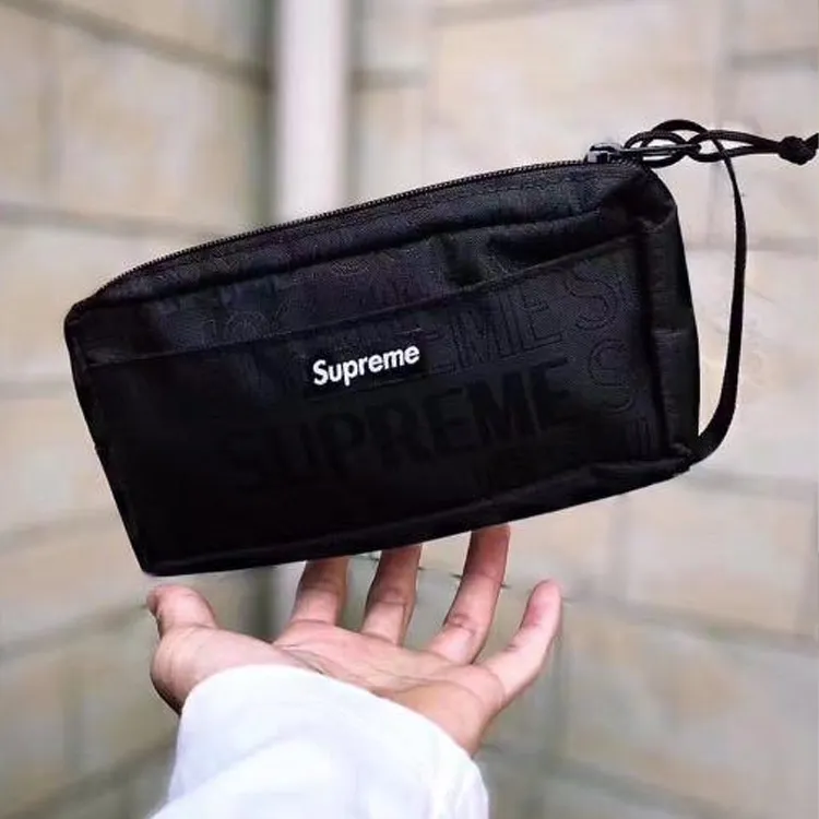 Supreme SS19 Nylon Storage Bag, Toiletry Bag Unisex-1