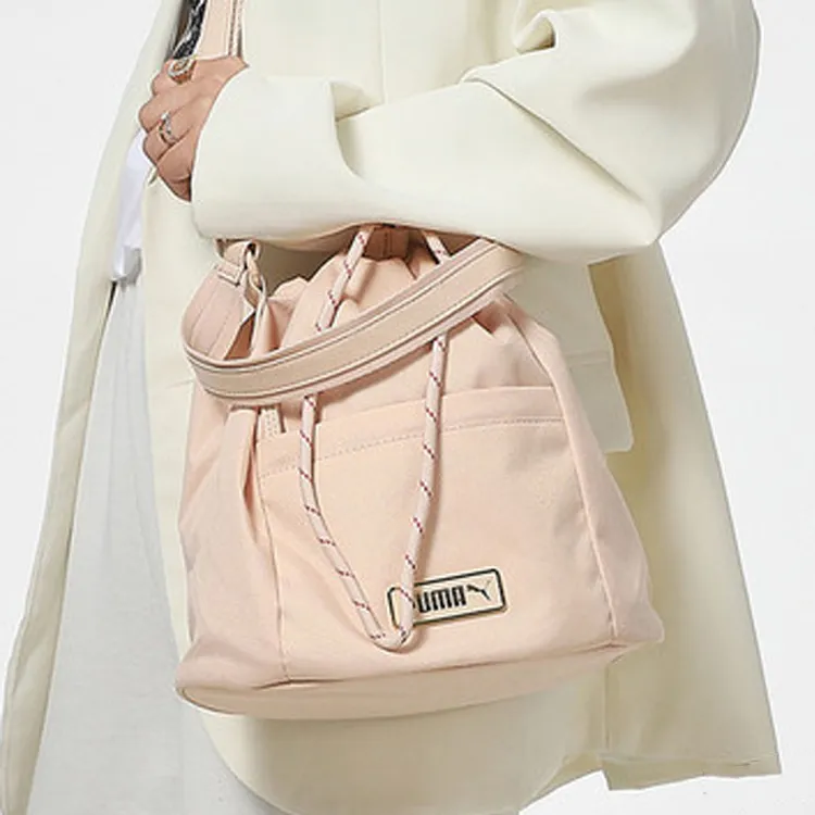 PUMA Fabric Bucket Bags One Shoulder Handbags Regular Women's Quicksand-2