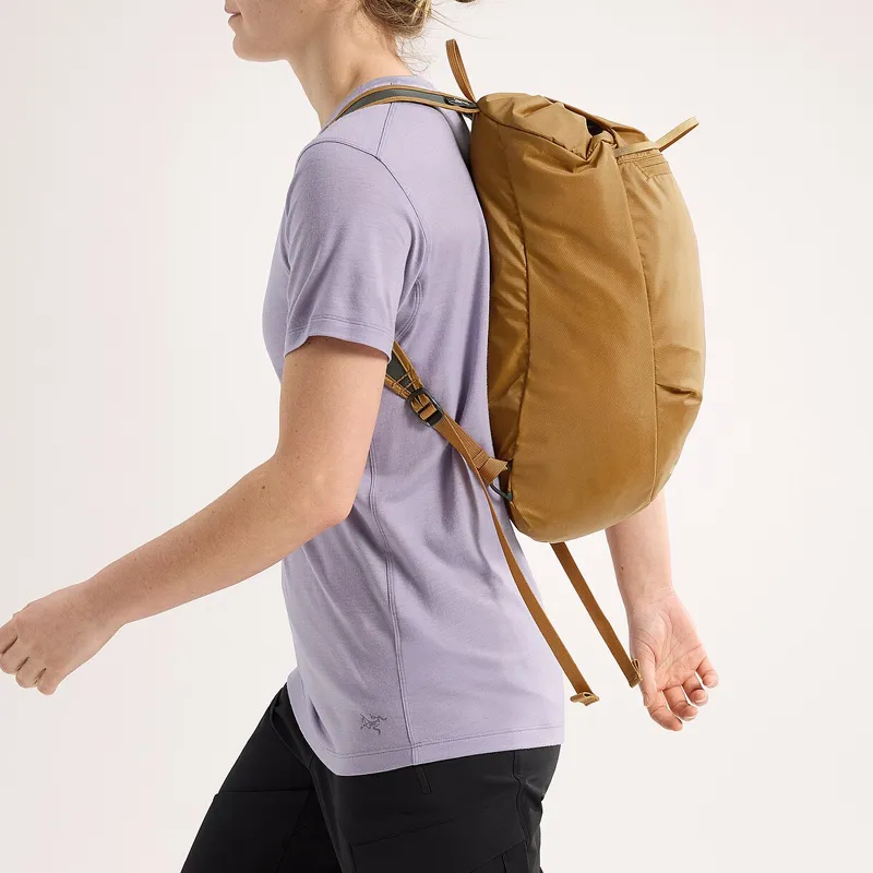 Arcteryx PU Outdoor Hiking Bag Backpack Regular Unisex Ginger Yellow-3