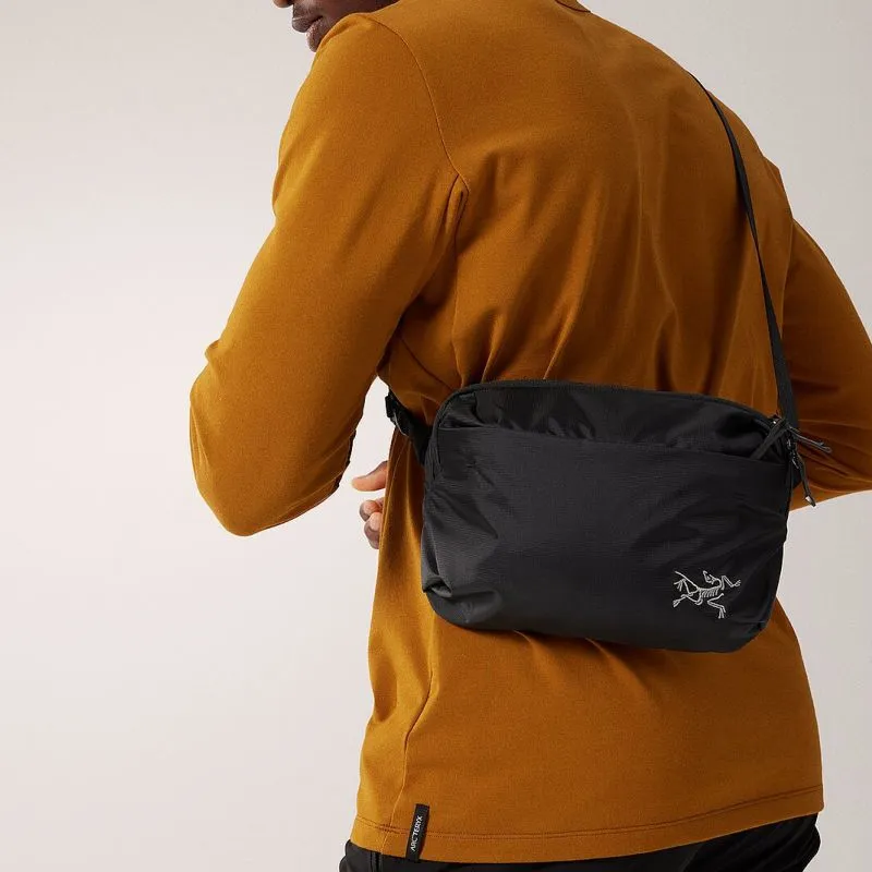 Arcteryx Nylon Shoulder Bag, Crossbody Bag Regular Unisex Black-3